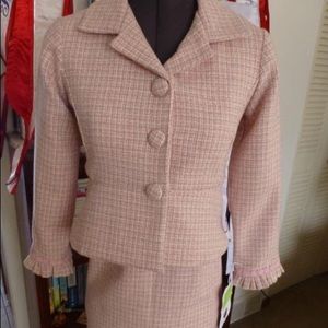 Girls Peplum Skirt and Jacket